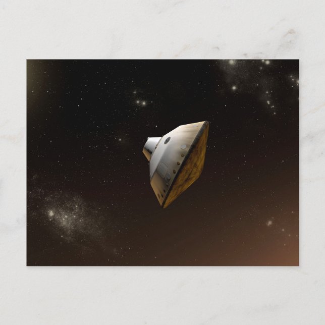 Mars Science Laboratory Aeroshell Capsule Vykort (Framsida)