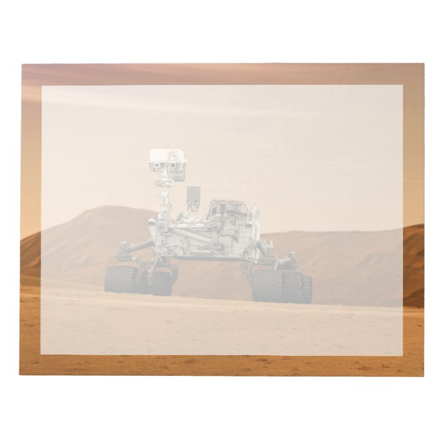 Mars Science Laboratory Curiosity Rover. 2 Anteckningsblock (Framsida)