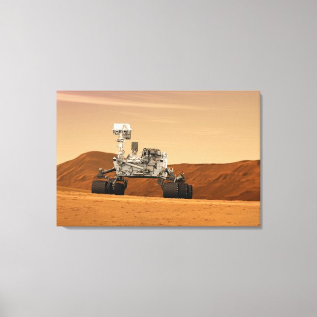 Mars Science Laboratory Curiosity Rover. 2 Canvastryck (Framsida)