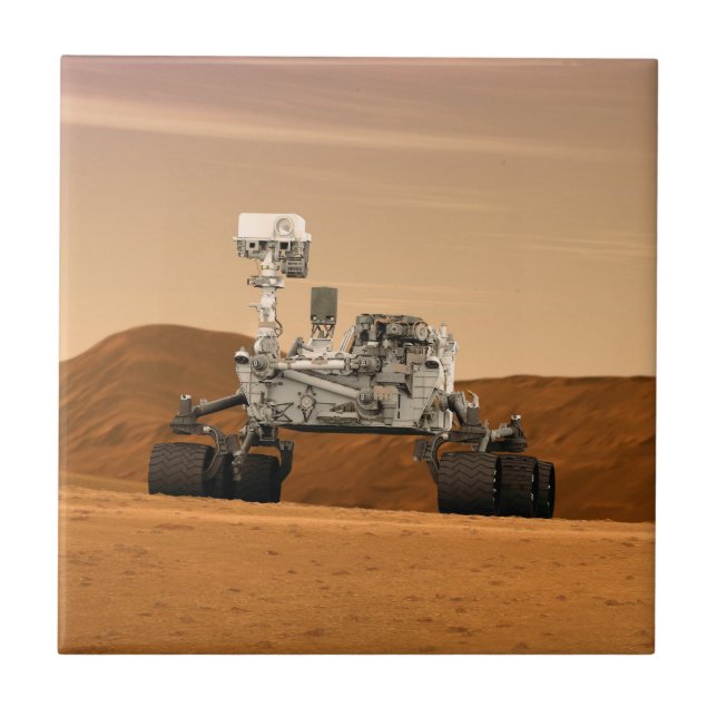 Mars Science Laboratory Curiosity Rover. 2 Kakelplatta (Framsidan)