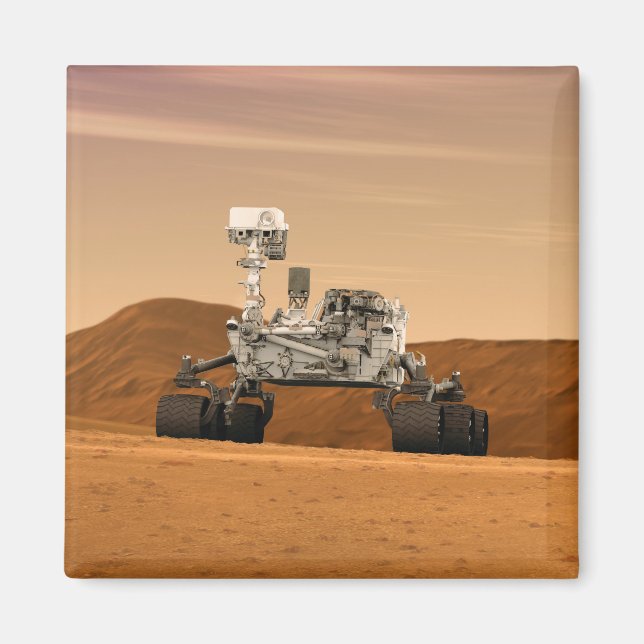 Mars Science Laboratory Curiosity Rover. 2 Magnet (Framsidan)