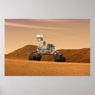 Mars Science Laboratory Curiosity Rover. 2 Poster