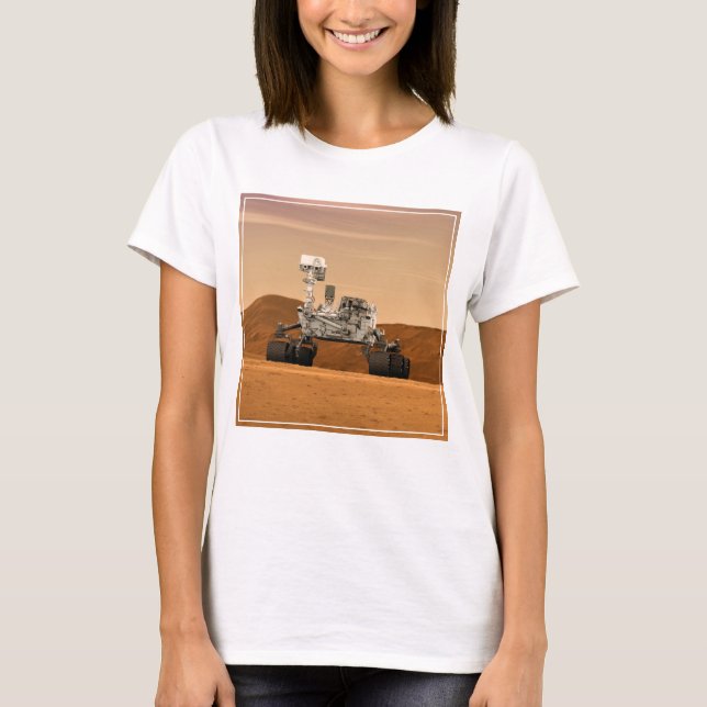 Mars Science Laboratory Curiosity Rover. 2 T Shirt (Framsida)