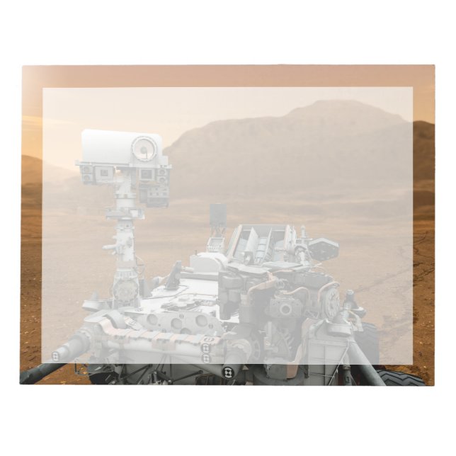 Mars Science Laboratory Curiosity Rover. 3 Anteckningsblock (Framsida)
