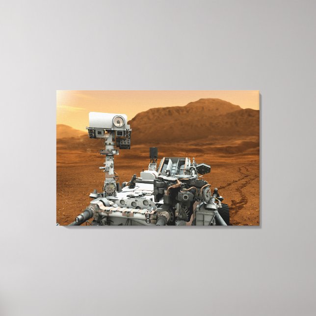 Mars Science Laboratory Curiosity Rover. 3 Canvastryck (Framsida)