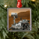 Mars Science Laboratory Curiosity Rover. 3 Julgransprydnad Metall<br><div class="desc">Artists idé om mars Science Laboratory Curiosity Rover,  en mobil robot för att undersöka Mars tidigare eller nuvarande förmåga att upprätthålla mikrobiellt liv.</div>