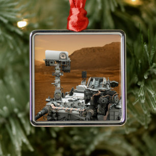 Mars Science Laboratory Curiosity Rover. 3 Julgransprydnad Metall