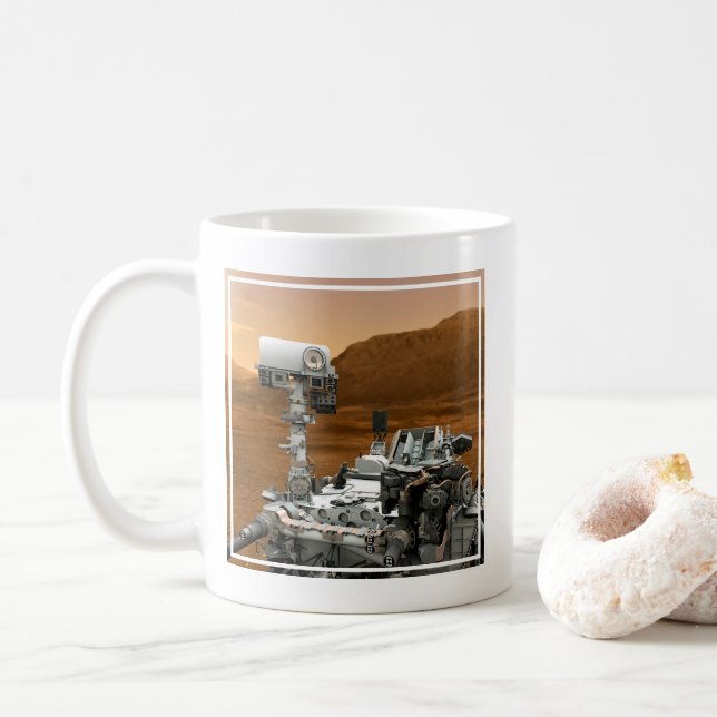 Mars Science Laboratory Curiosity Rover. 3 Kaffemugg (Med munk)
