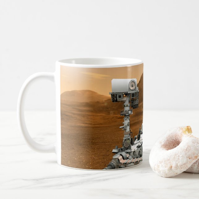 Mars Science Laboratory Curiosity Rover. 3 Kaffemugg (Med munk)