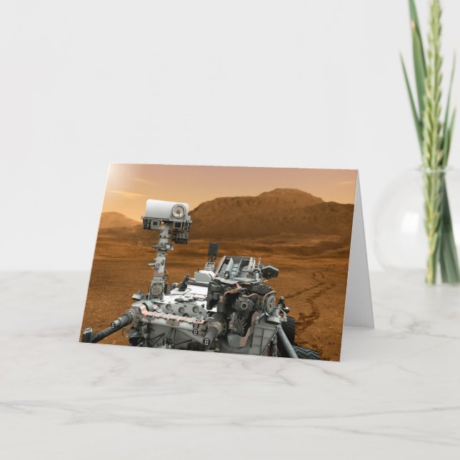 Mars Science Laboratory Curiosity Rover. 3 Kort (Framsida)