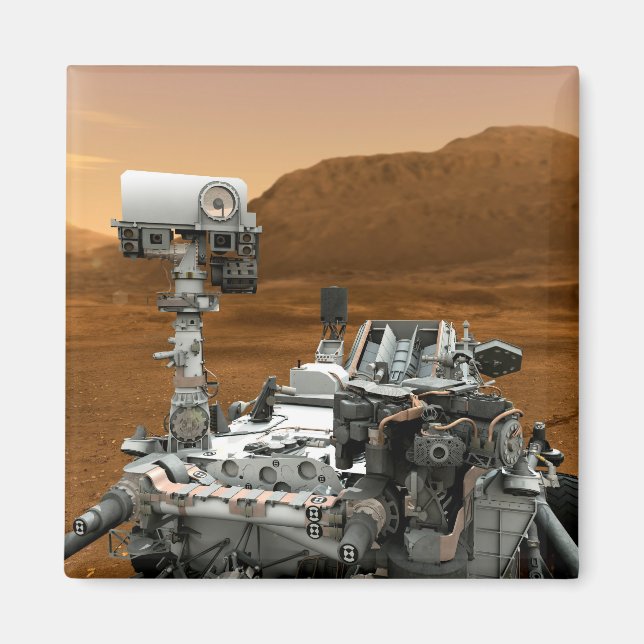 Mars Science Laboratory Curiosity Rover. 3 Magnet (Framsidan)
