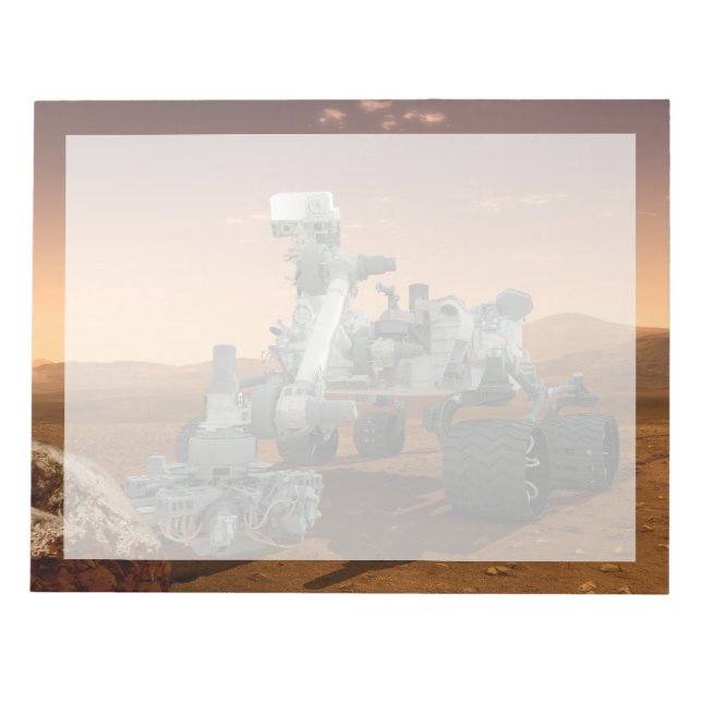 Mars Science Laboratory Curiosity Rover. 4 Anteckningsblock (Framsida)