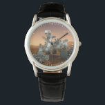 Mars Science Laboratory Curiosity Rover. 4 Armbandsur<br><div class="desc">Artists idé om mars Science Laboratory Curiosity Rover, en mobil robot för att undersöka Mars tidigare eller nuvarande förmåga att upprätthålla mikrobiellt liv. I bild utreder roven ett sten på Mars med en uppsättning verktyg i slutet av rovens arm, som sträcker sig omkring 7 fot. Två instrument vid arm kan...</div>