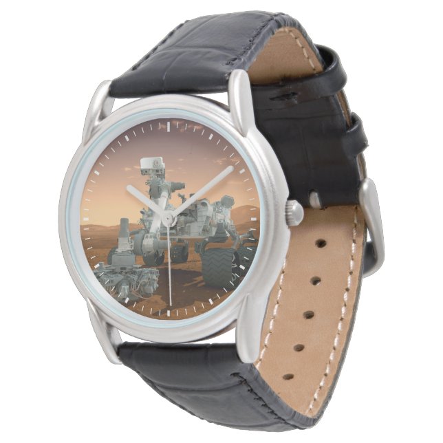 Mars Science Laboratory Curiosity Rover. 4 Armbandsur (Vinklad)