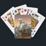 Mars Science Laboratory Curiosity Rover. 4 Casinokort<br><div class="desc">Artists idé om mars Science Laboratory Curiosity Rover, en mobil robot för att undersöka Mars tidigare eller nuvarande förmåga att upprätthålla mikrobiellt liv. I bild utreder roven ett sten på Mars med en uppsättning verktyg i slutet av rovens arm, som sträcker sig omkring 7 fot. Två instrument vid arm kan...</div>