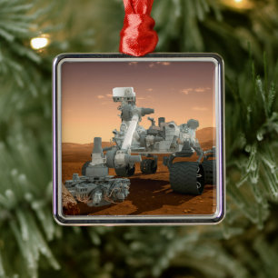 Mars Science Laboratory Curiosity Rover. 4 Julgransprydnad Metall