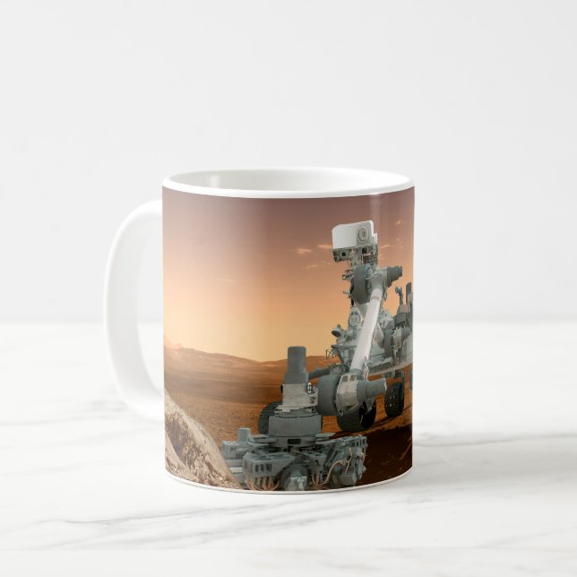 Mars Science Laboratory Curiosity Rover. 4 Kaffemugg (Framsida vänster)