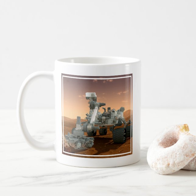 Mars Science Laboratory Curiosity Rover. 4 Kaffemugg (Med munk)