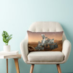 Mars Science Laboratory Curiosity Rover. 4 Lumbarkudde<br><div class="desc">Artists idé om mars Science Laboratory Curiosity Rover, en mobil robot för att undersöka Mars tidigare eller nuvarande förmåga att upprätthålla mikrobiellt liv. I bild utreder roven ett sten på Mars med en uppsättning verktyg i slutet av rovens arm, som sträcker sig omkring 7 fot. Två instrument vid arm kan...</div>