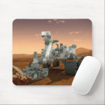 Mars Science Laboratory Curiosity Rover. 4 Musmatta<br><div class="desc">Artists idé om mars Science Laboratory Curiosity Rover, en mobil robot för att undersöka Mars tidigare eller nuvarande förmåga att upprätthålla mikrobiellt liv. I bild utreder roven ett sten på Mars med en uppsättning verktyg i slutet av rovens arm, som sträcker sig omkring 7 fot. Två instrument vid arm kan...</div>