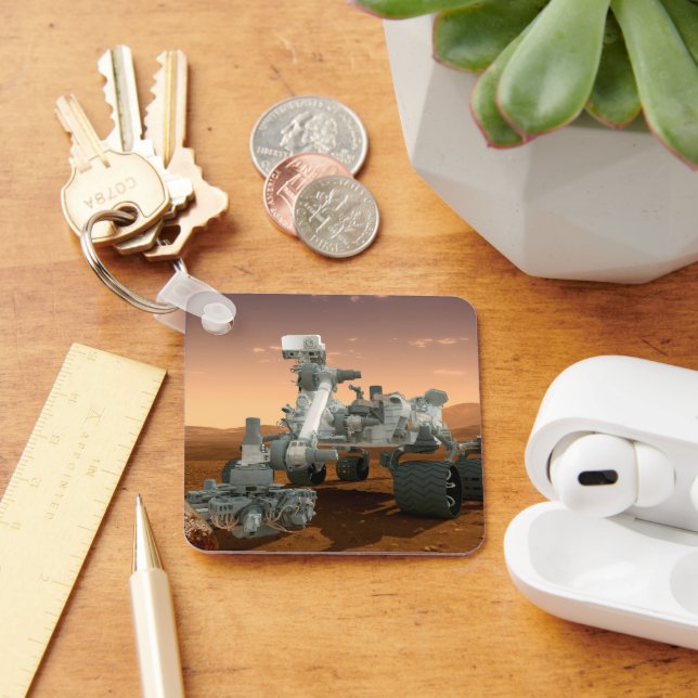 Mars Science Laboratory Curiosity Rover. 4 Nyckelring (Skrivbord)