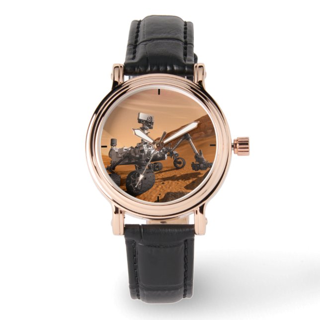 Mars Science Laboratory Curiosity Rover. Armbandsur (Framsida)