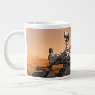 Mars Science Laboratory Curiosity Rover. Jumbo Mugg