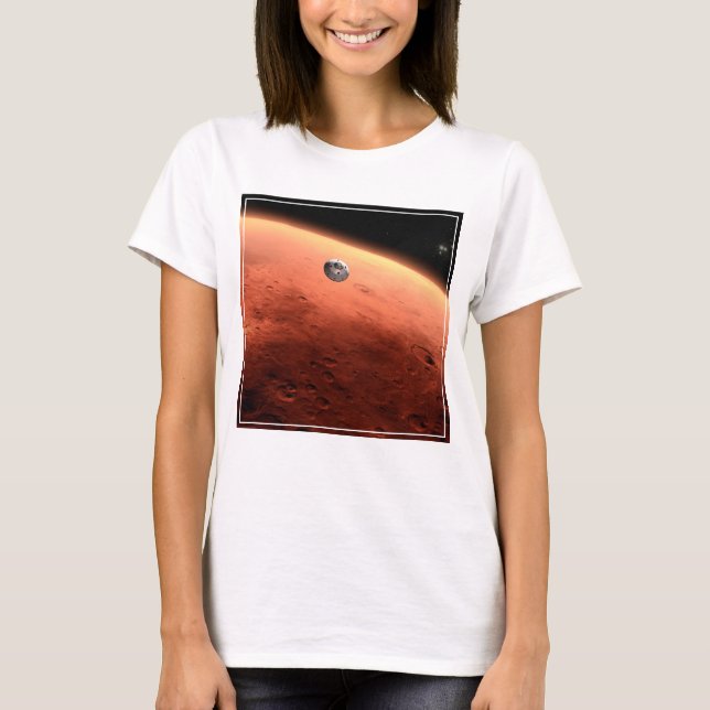 Mars Science Laboratory närmar sig Mars. T Shirt (Framsida)