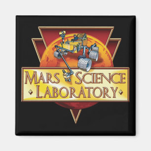 Mars Science Laboratory Uppdragslogo Magnet