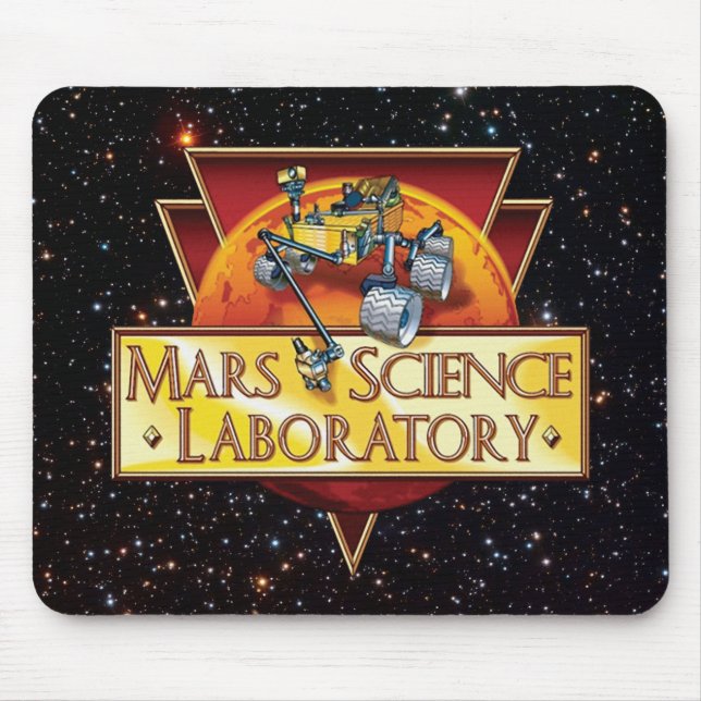 Mars Science Laboratory Uppdragslogo Musmatta (Framsidan)