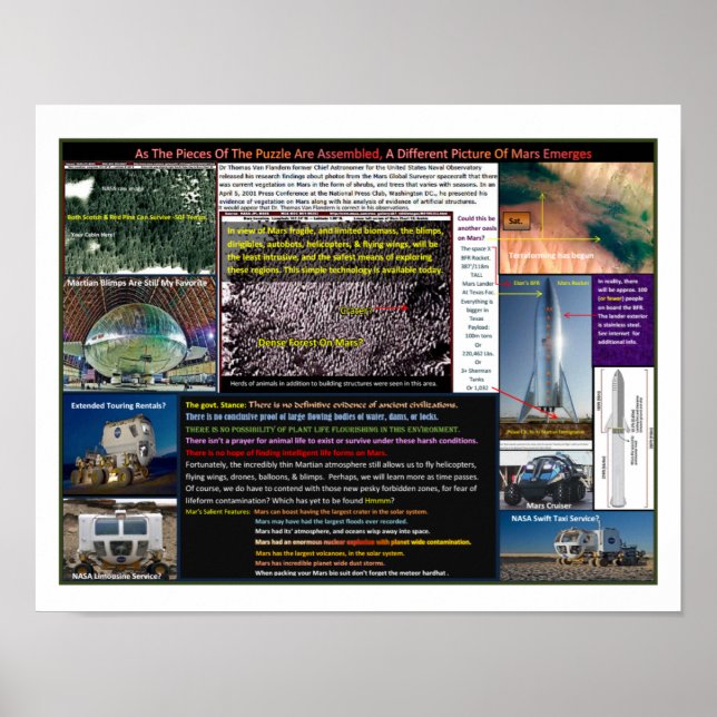 Mars skogar poster (Framsidan)