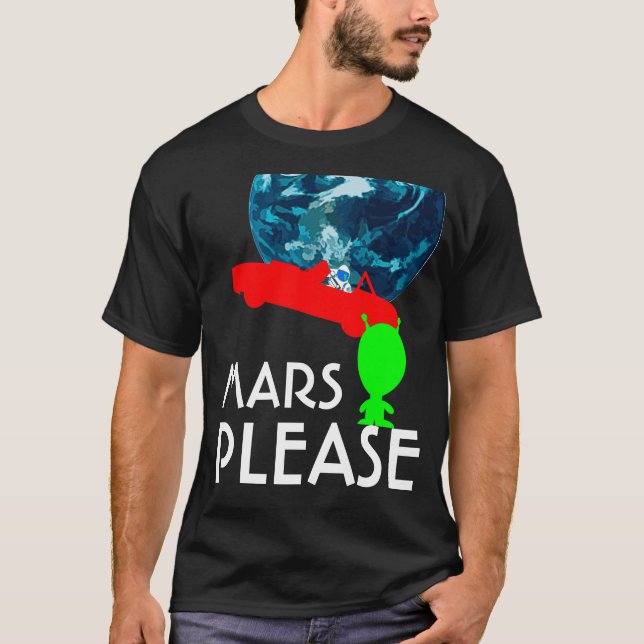 Mars Snälla, roligt anpassade Tee (Framsida)