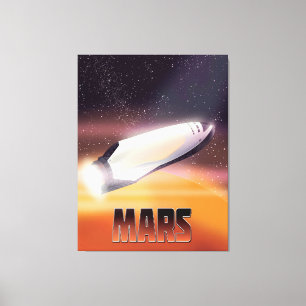 Mars Space poster Canvastryck
