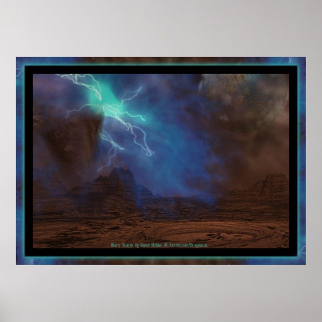 Mars Storm Poster (Framsidan)
