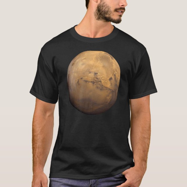 Mars the red world   t shirt (Framsida)