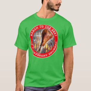 Mars till Beat of a Differmer Drummer Drumstick T Shirt