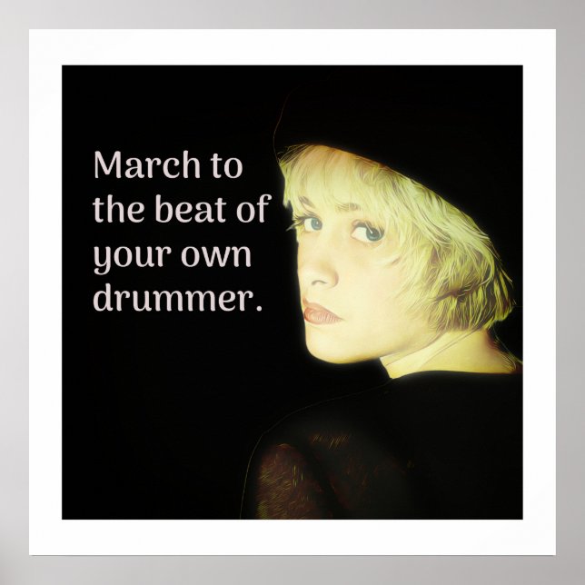 Mars till Beat of own Drummer Poster (Framsidan)