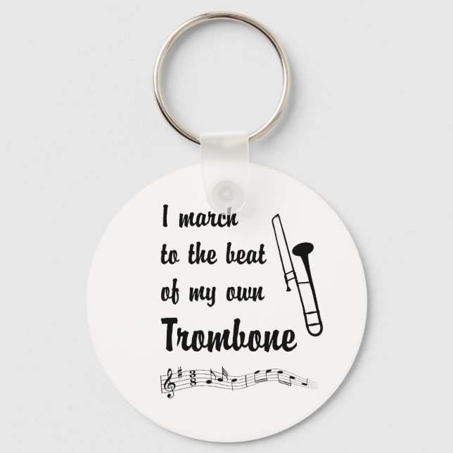 Mars till Beat: Trombone Nyckelring (Framsida)