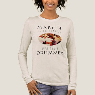 "Mars till Inner Drummer" Red Guld inspiration T Shirt