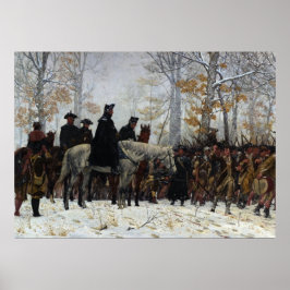 Mars till Valley Forge av William B. T. Trego Poster