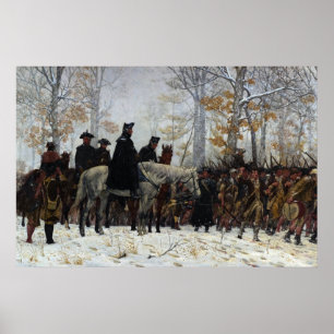 Mars till Valley Forge av William B. T. Trego Poster