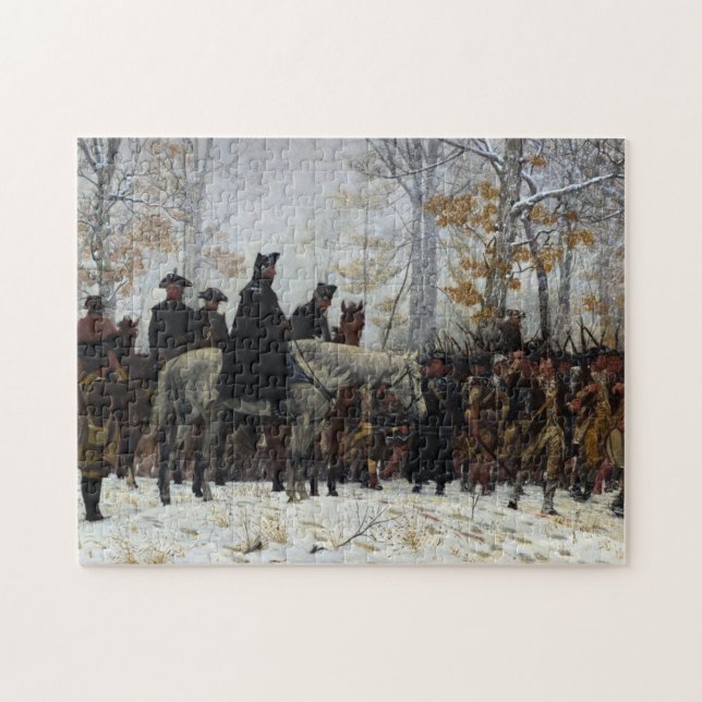 Mars till Valley Forge av William B. T. Trego Pussel (Horisontell)