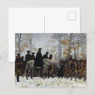Mars till Valley Forge av William B. T. Trego Vykort