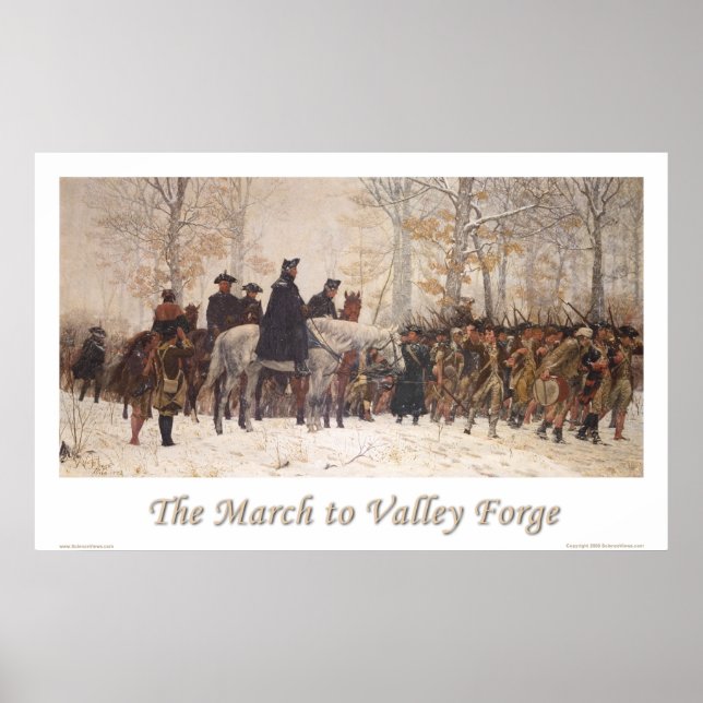 Mars till Valley Forge Poster (Framsidan)