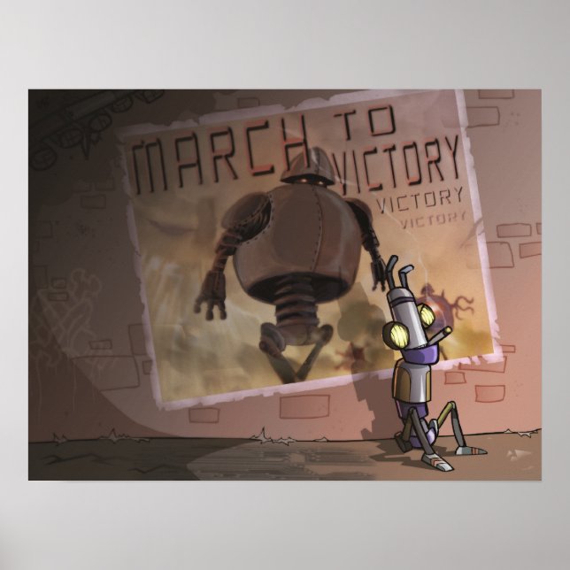 Mars till Victory Poster (Framsidan)