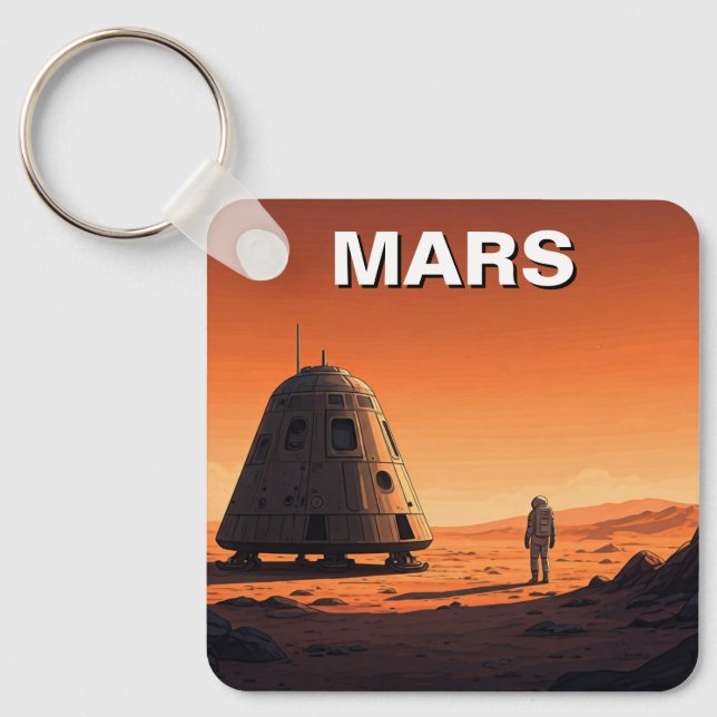 Mars Travel Nyckelring (Framsida)