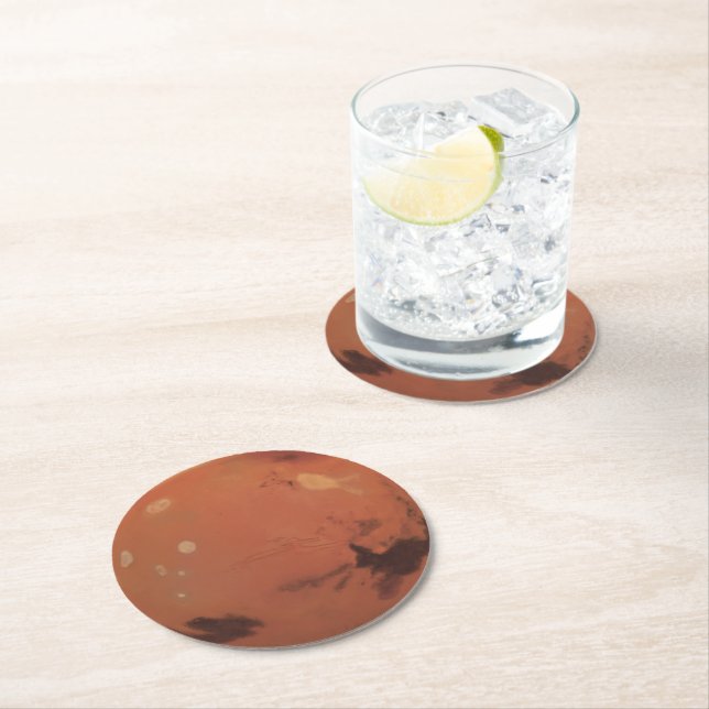 Mars Underlägg Papper Rund (Insitu)