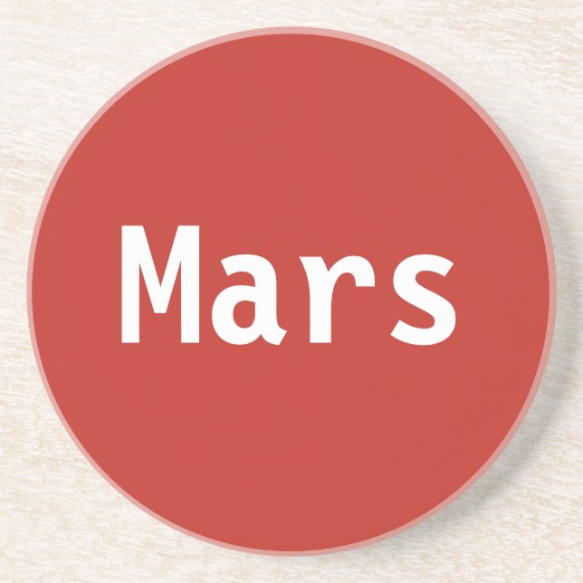 Mars Underlägg Sandsten (Framsidan)