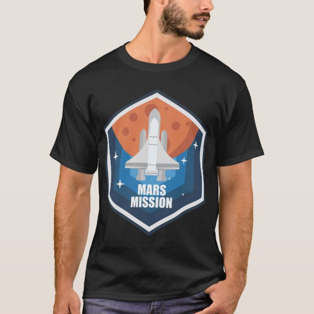 Mars Uppdrag T Shirt (Framsida)