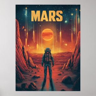 Mars : Utforska Röda planeten Poster